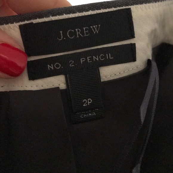 J. Crew Super 120s No. 2 Pencil Skirt - 2P - Picture 4 of 6